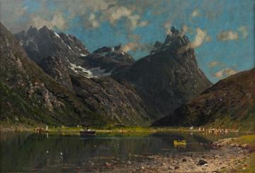 Fjordlandskap I Norge Artwork by Adelsteen Normann