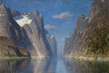Spring On The Fjord Artwork by Adelsteen Normann