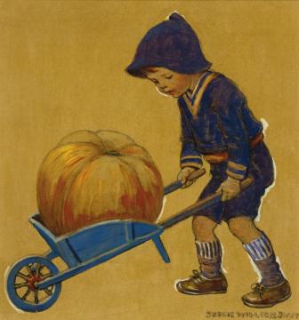 Thanksgiving Artwork by Jessie Willcox Smith