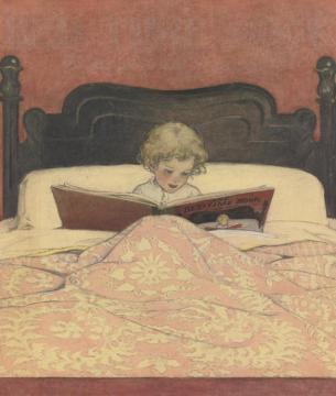 The Bed-time Book Artwork by Jessie Willcox Smith