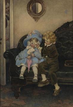 The Runaway Couple Artwork by Jessie Willcox Smith
