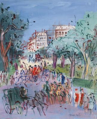 Promenade Au Bois De Boulogne I Artwork by Jean Dufy