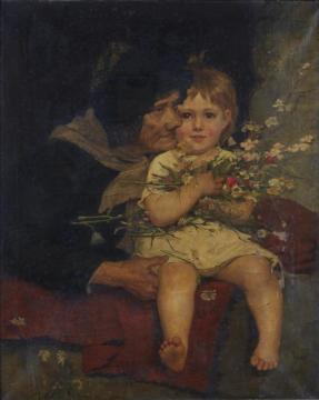 Granny's Little Darling Artwork by Agathe Rostel