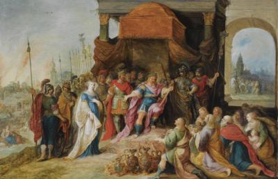 The Continence Of Scipio Artwork by Frans Francken II