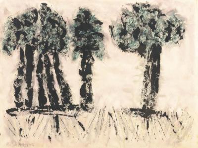 Trees Artwork by Milton Avery