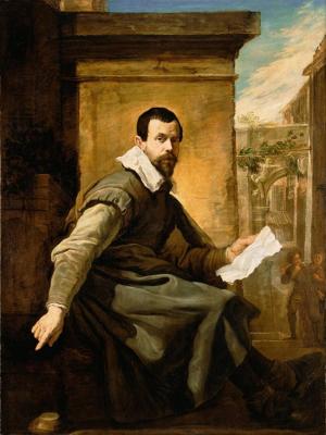 Portrait Of A Man With A Sheet Of Music, 1620 Artwork by Domenico Fetti