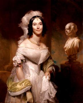Angelica Singleton Van Buren (mrs. Abraham Van Buren),1842 Artwork by Henry Inman