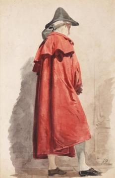 Historiserande Figurstudier (4 Studies) Ii Artwork by Georg Pauli