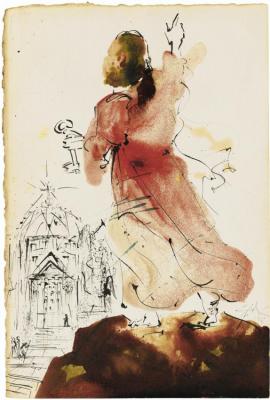 Biblia Sacra Vulgatae Editionis. Imaginibus Salvatoris Dali Exornata. Milano, Rizzoli, 1967-1969 Artwork by Salvador Dalí