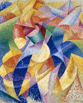 Sea = Dancer (mare = Ballerina) Artwork by Gino Severini