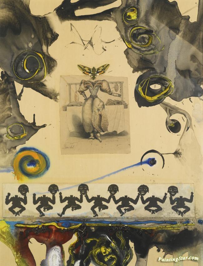 Gastronomie Surrealiste (illustration Pour La Serie D'estampes Memories Of Surrealism, 1971) Artwork by Salvador Dalí