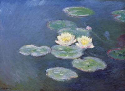 Nympheas - Sun Effects,1897 Artwork by Claude Oscar Monet