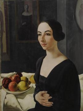 Ritratto Di Hena Rigotti, 1924 Artwork by Felice Casorati