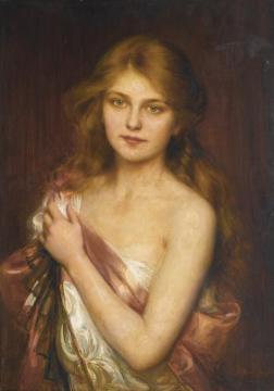 A Young Beauty Artwork by Albert Lynch