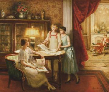 The Print Connoisseurs Artwork by Albert Lynch