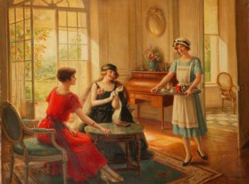 La Servante Artwork by Albert Lynch