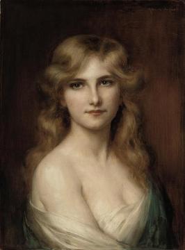A Young Beauty Artwork by Albert Lynch