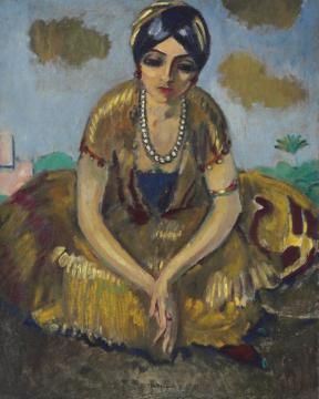 Egyptienne Au Collier De Perles,1913 Artwork by Kees Van Dongen