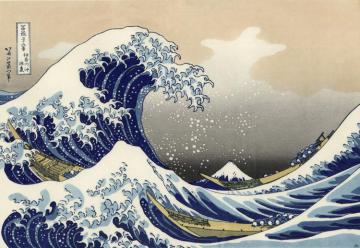 The Great Wave Of Kanagawa Artwork by Katsushika Hokusai