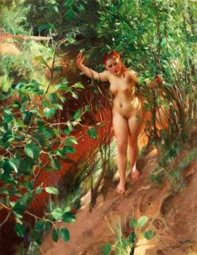 Red Sand Artwork by Anders Zorn