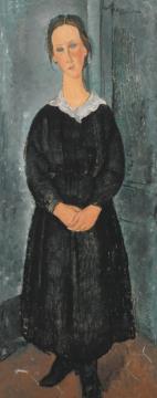 La Jeune Bonne Artwork by Amedeo Modigliani
