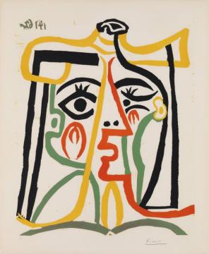 Head Of A Woman (tete De Femme) Artwork by Pablo Picasso