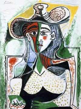 Woman With A Large Hat Artwork by Pablo Picasso