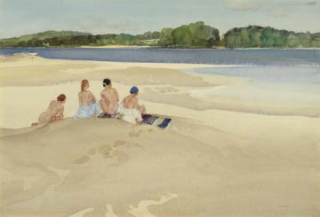 On Forbidden Ground Artwork by Sir William Russell Flint