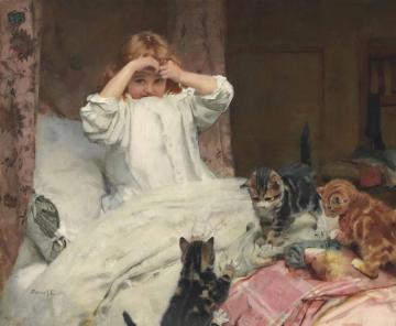 Surprised Artwork by Arthur John Elsley