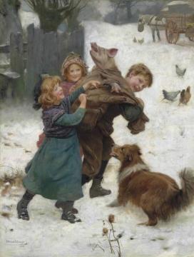 Hold Tight Artwork by Arthur John Elsley