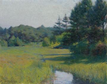 River Scene,1921 Artwork by Frank Weston Benson