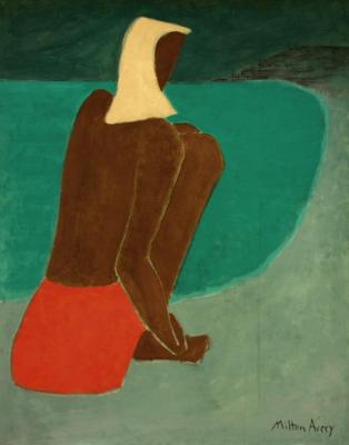March On The Beach, 1947 Artwork by Milton Avery