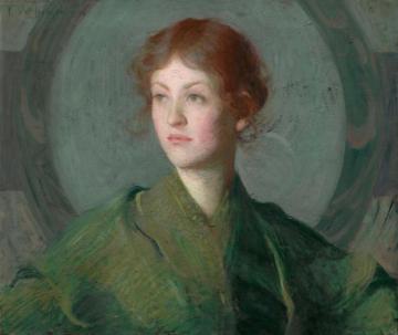 Decorative Head Artwork by Frank Weston Benson