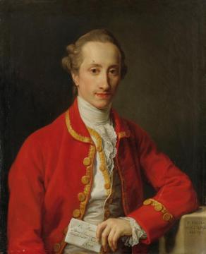 Portrait Du Baron FranÇois De Chambrier (1739-1781),chambellan Du Roi De Prusse Artwork by Pompeo Batoni