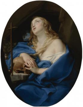 The Penitent Magdalene Artwork by Pompeo Batoni