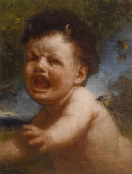 Amor Mit Wespe,1920 Artwork by Gyula Benczúr