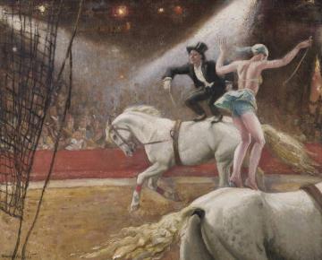 Comedy Riders Artwork by Dame Laura Knight