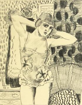 Dressing Room,1930 Artwork by Walt Kuhn