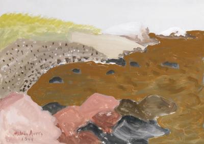 Brown Sea Artwork by Milton Avery