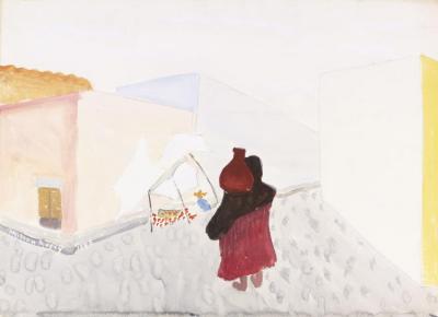 Water Carrier Artwork by Milton Avery