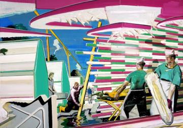 Cold Storage,2002 Artwork by Neo Rauch