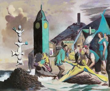 Marina,2014 Artwork by Neo Rauch