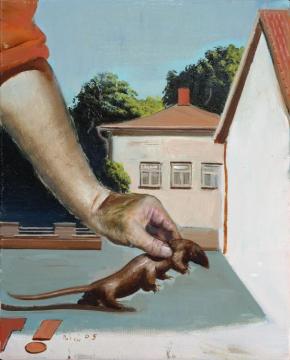 Halt,2005 Artwork by Neo Rauch