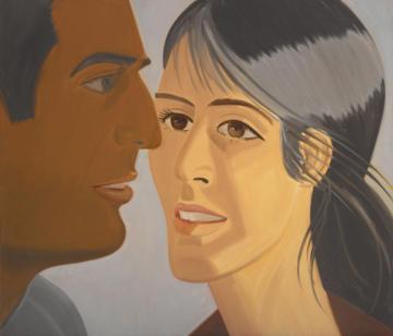 Perry And Pamela Artwork by Alex Katz