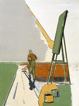 Sucher, 1997 Artwork by Neo Rauch