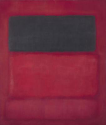 Black Over Reds (black On Red), 1957 Artwork by Mark Rothko