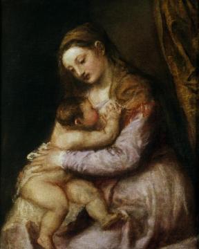 The Virgin And Child Artwork by Titian