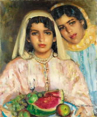 Zohra Et Jasmina Artwork by José Cruz Herrera