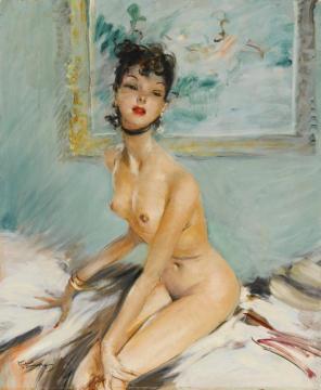 Nadine Artwork by Jean-gabriel Domergue