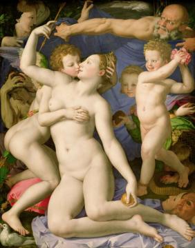 An Allegory With Venus And Cupid Artwork by Agnolo Bronzino